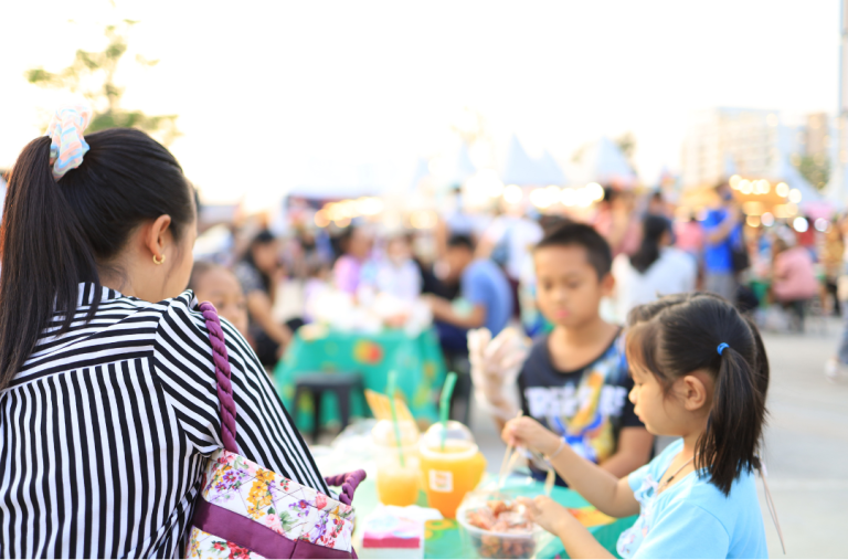 Actividad con niños en La Granja de Ideas